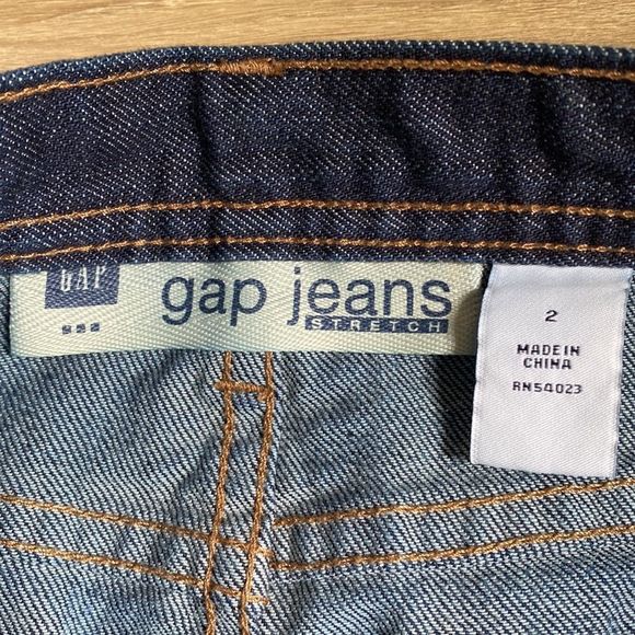 GAP JEAN MINI SKIRT - SIZE 2 - Denim - Picture 5 of 9